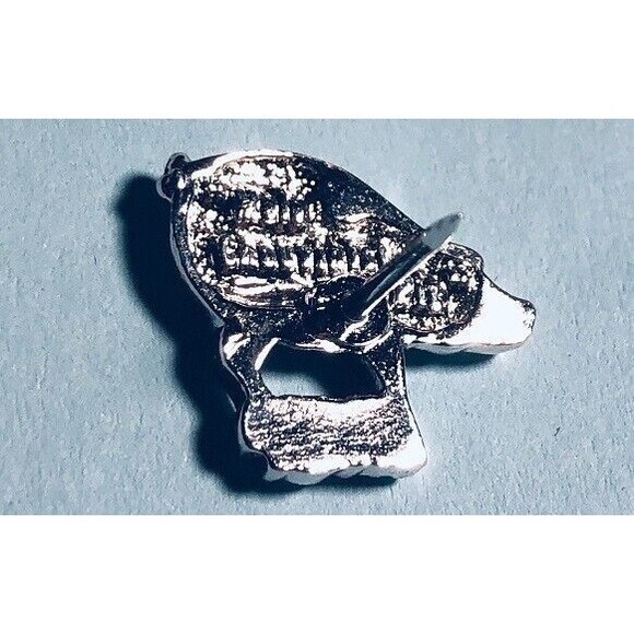 MCP-Male Chauvinist PIG ,whining Women's Protest Pin,Silver-Tone Pin Gift - Picture 2 of 3